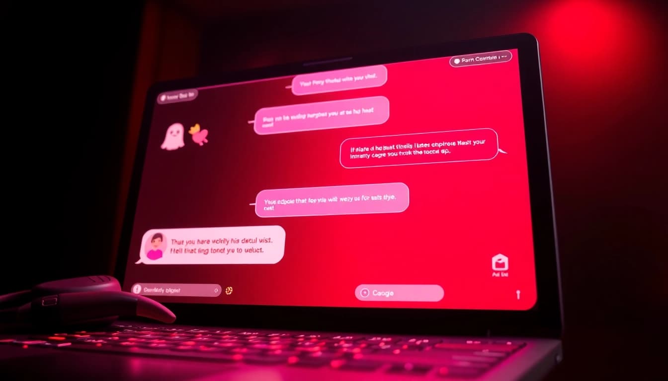 Engaging porn ai chat interface showcasing conversations with AI characters.