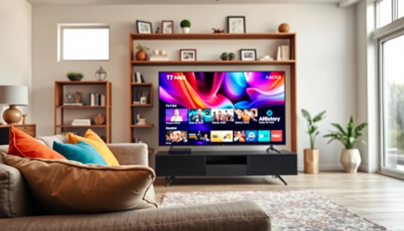 Erleben Sie Iptv Kaufen in einem modernen Wohnzimmer mit stilvollem Dekor.
