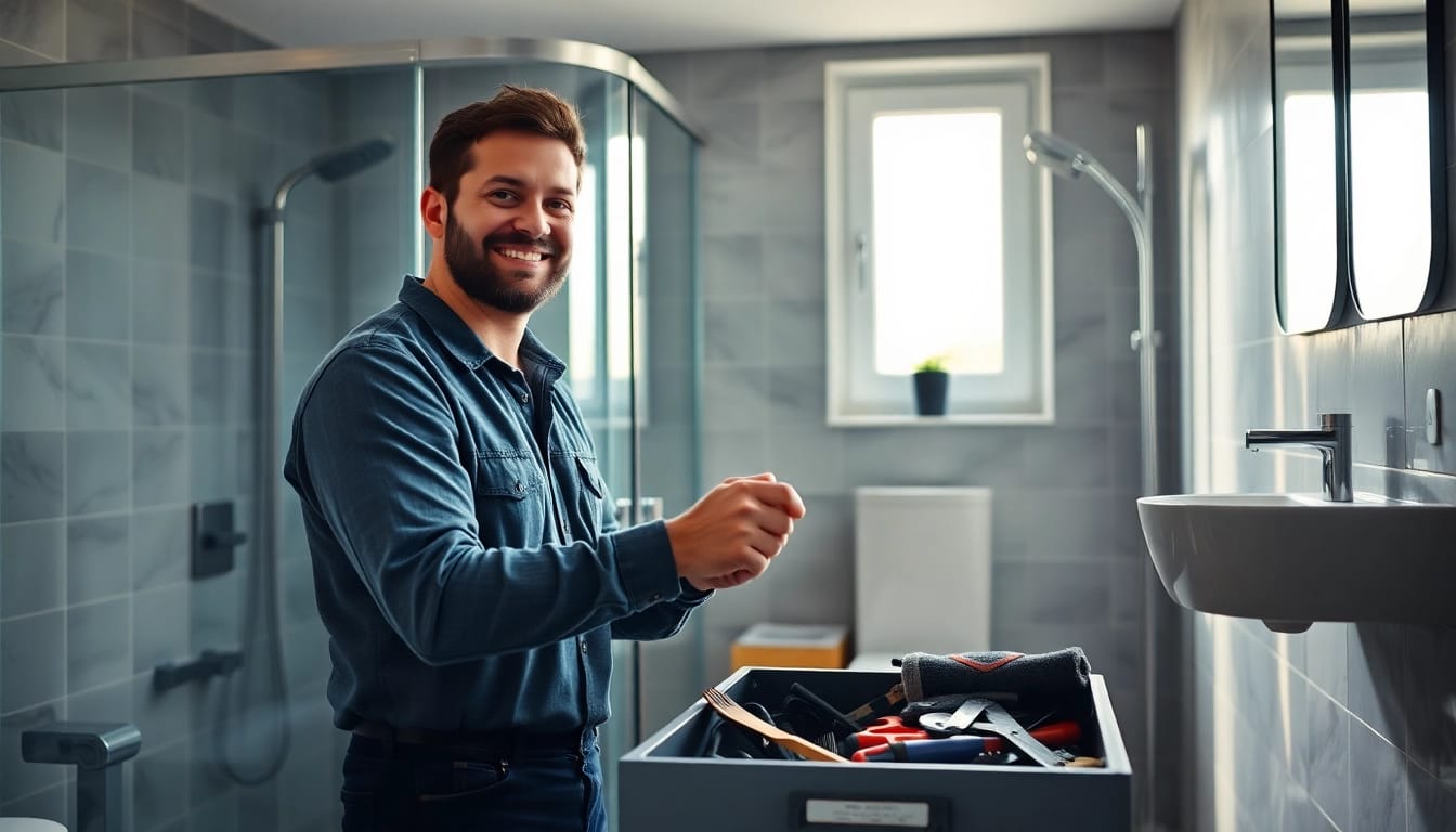 Professioneller Installateur im Einsatz - Ihr zuverlässiger installateur notdienst für schnelle und effektive Lösungen.