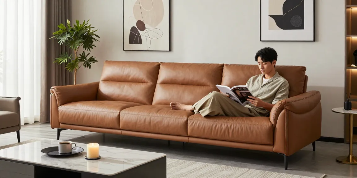 Baxter Sofa online kaufen - Luxuriöses Wohnzimmer mit Baxter Sofa, zeitgenössischer Dekoration und einladender Atmosphäre.