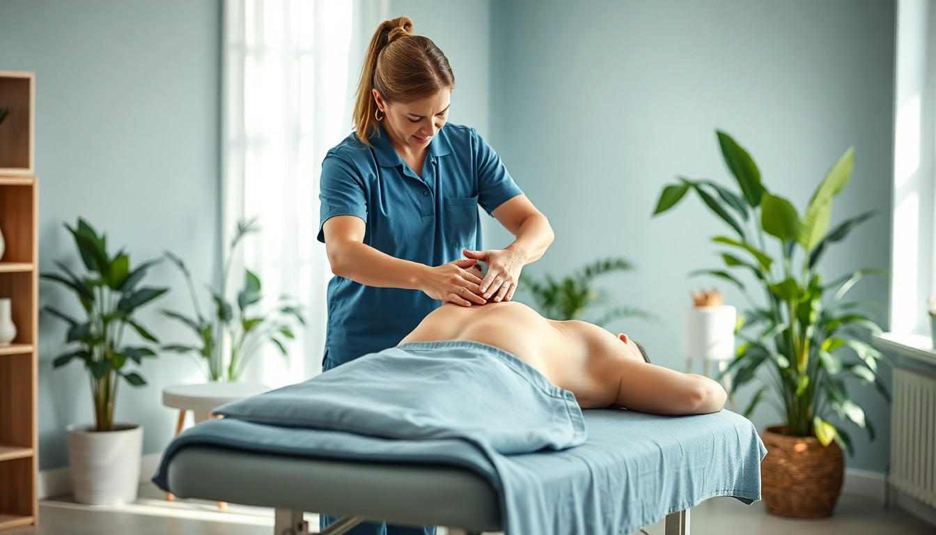 Osteopathie Kiel: Professioneller Osteopath behandelt Klienten in entspannter Umgebung