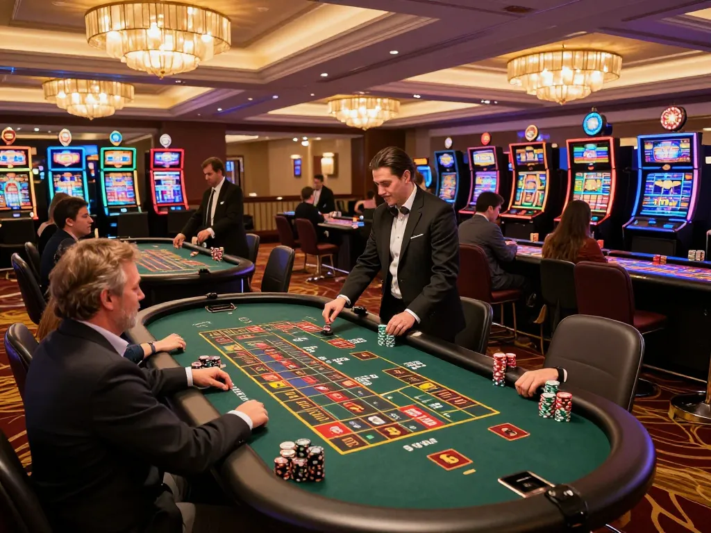 Engaged players at 566 casino roulette tables enjoying dynamic gameplay and excitement.