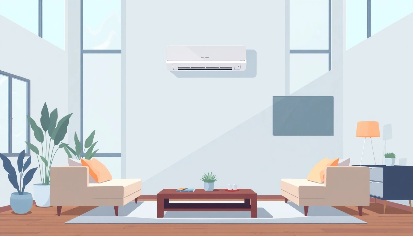Effortlessly klima kaufen with a modern split air conditioner enhancing indoor comfort.