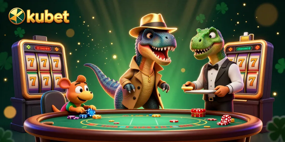 Experience exciting gameplay at kubet with a velociraptor card counter and vibrant slot elements.