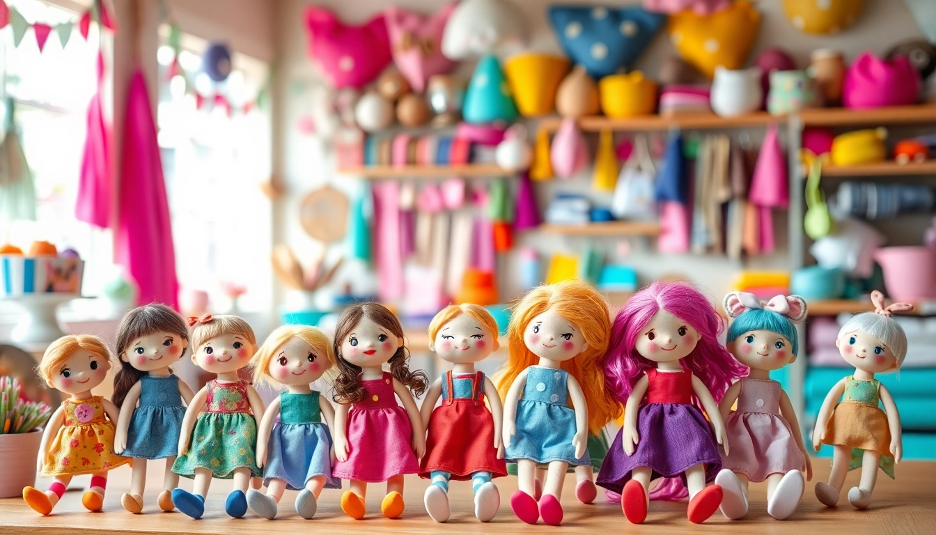 Erleben Sie die einzigartigen Gutdolls, liebevoll gestaltet und in einem kreativen Workshop präsentiert.