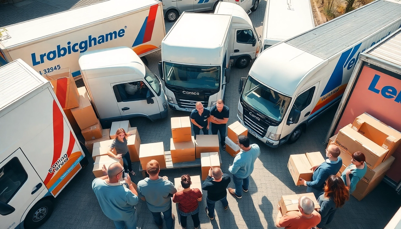 Professionelles umzugsunternehmen ludwigshafen beim Umzug mit freundlichen Mitarbeitern.