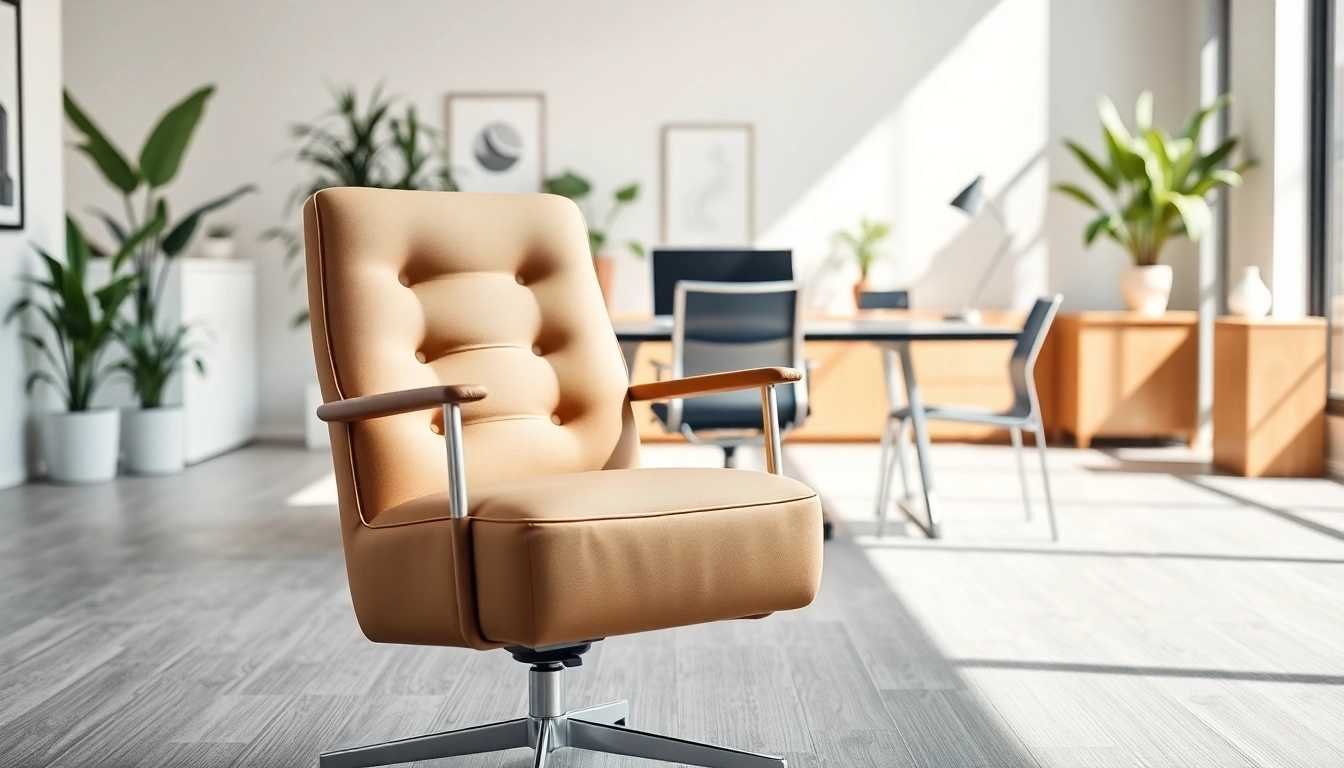Erleben Sie den Komfort des refurbished Vitra Stuhls in einem modernen Büro mit stilvollem Design.