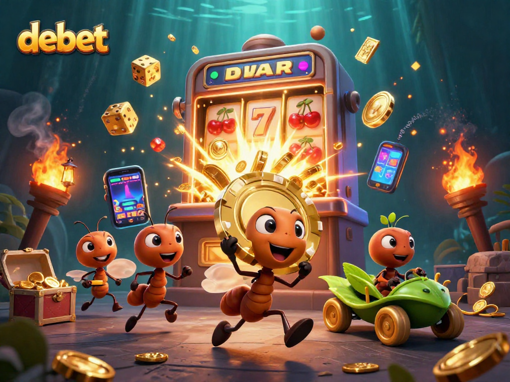 Experience thrilling adventures with debet's vibrant casino escapades, where ants orchestrate an epic heist!