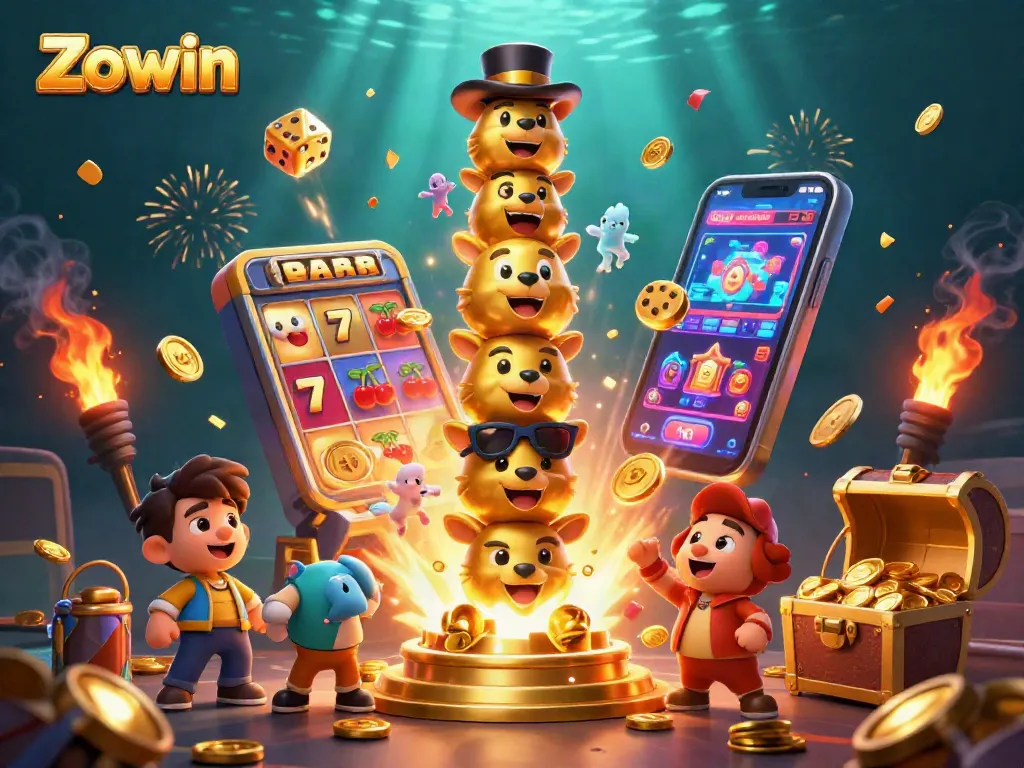 Zowin players enjoy the thrill of jackpot wins with colorful gaming elements and explosive visuals.