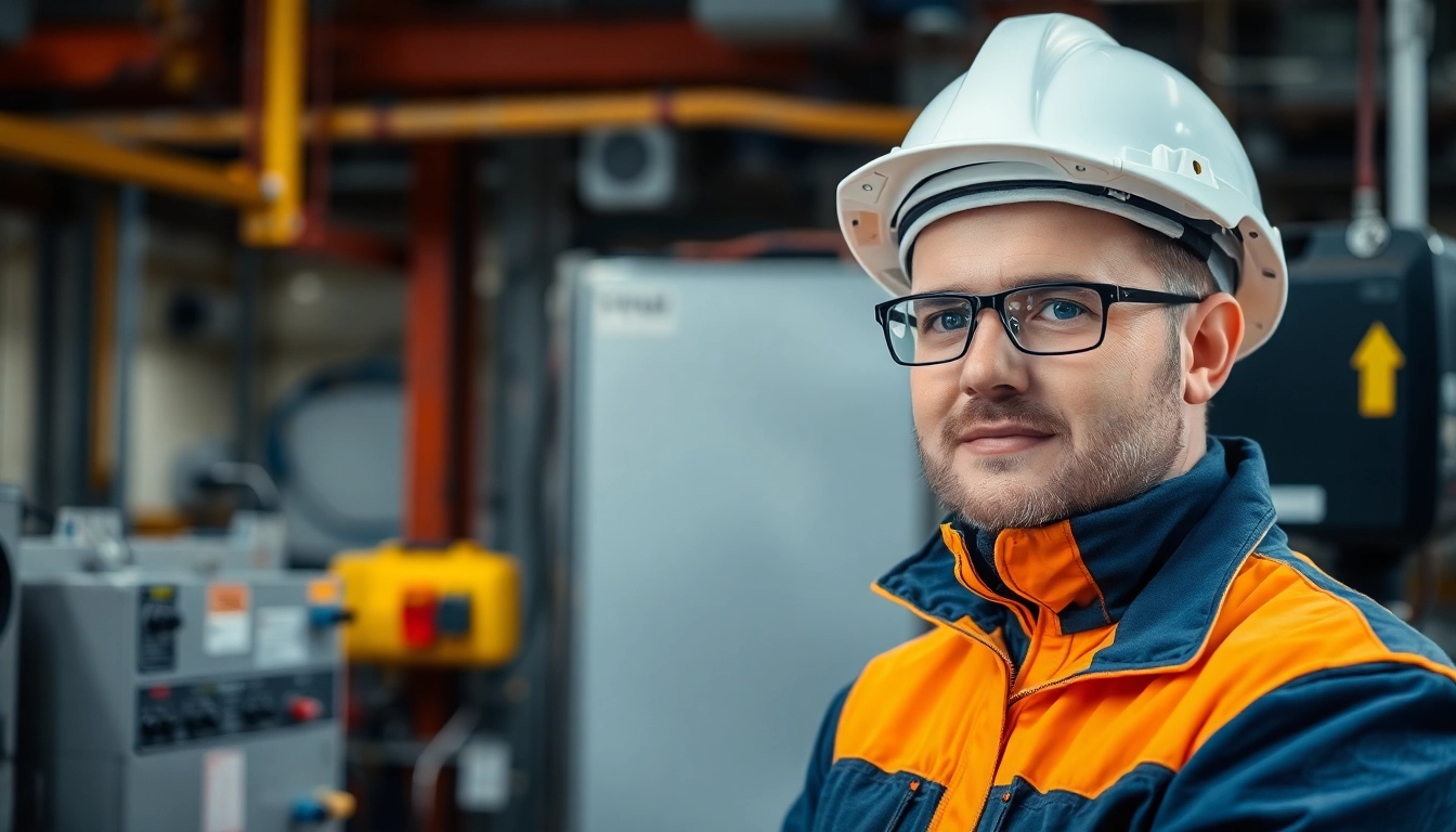 Techniker führt eine DGUV V3 Prüfung durch, um elektrische Geräte auf deren Sicherheit zu überprüfen.