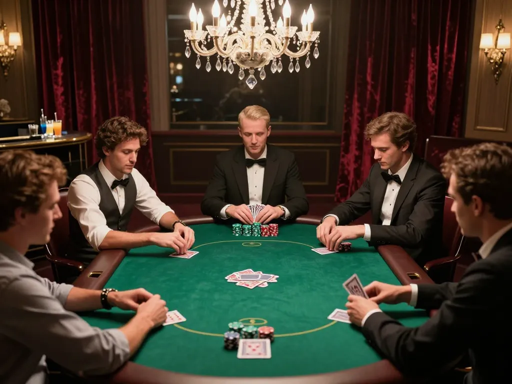 Engaging players at a high-stakes poker game showcasing strategy and elegance at 99win.