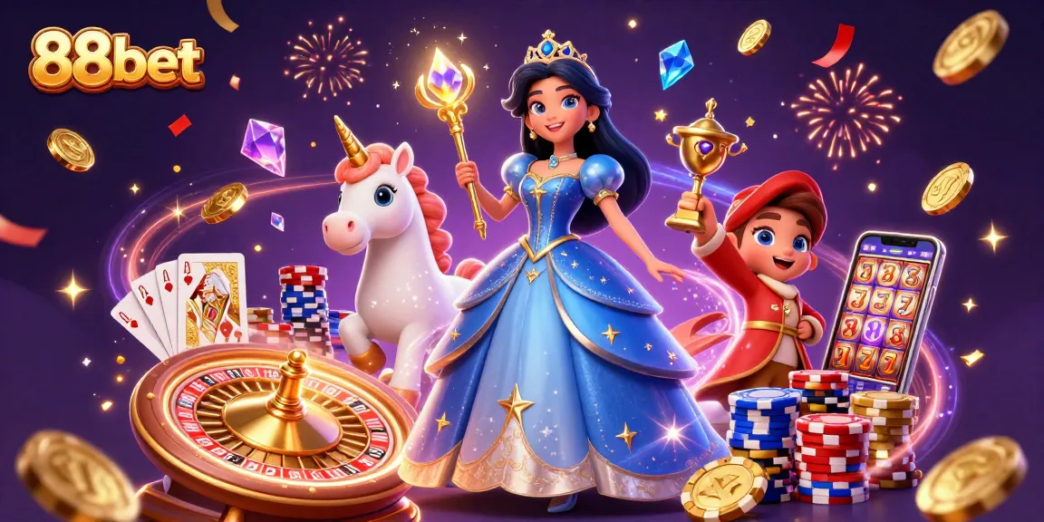 Experience the thrill of 88bet with interactive games and immersive casino visuals.