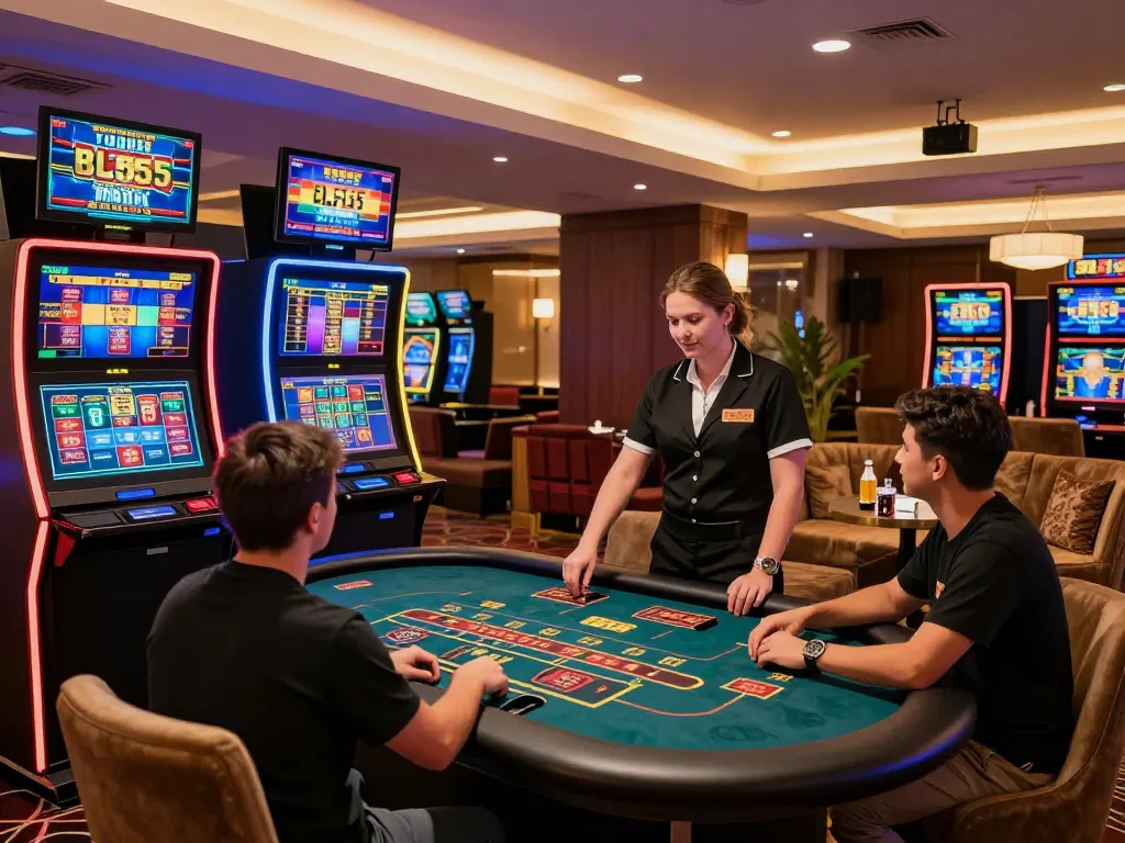 BL555 online casino experience showcasing vibrant gaming, interactive experiences, and exciting atmosphere.