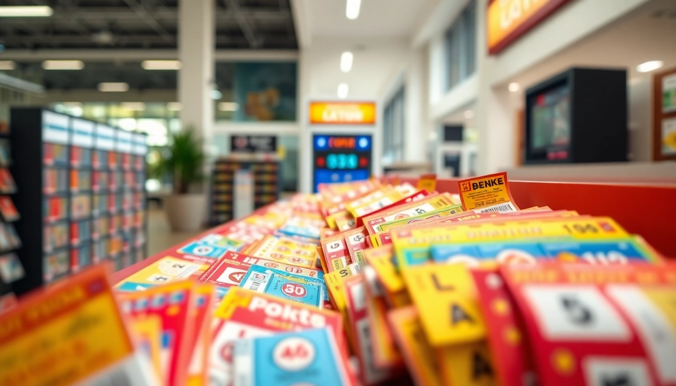 Erleben Sie den Gewinn mit Premiumlotto Deutschland in einem modernen Verkaufsraum.