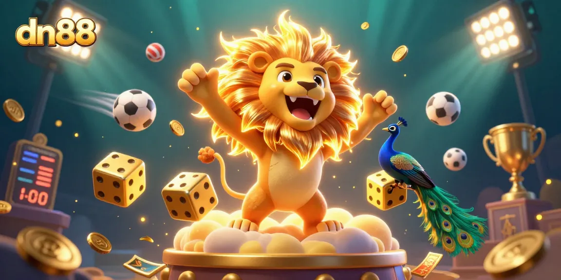 Win big at dn88 with an engaging online casino experience showcasing vibrant game elements and characters.