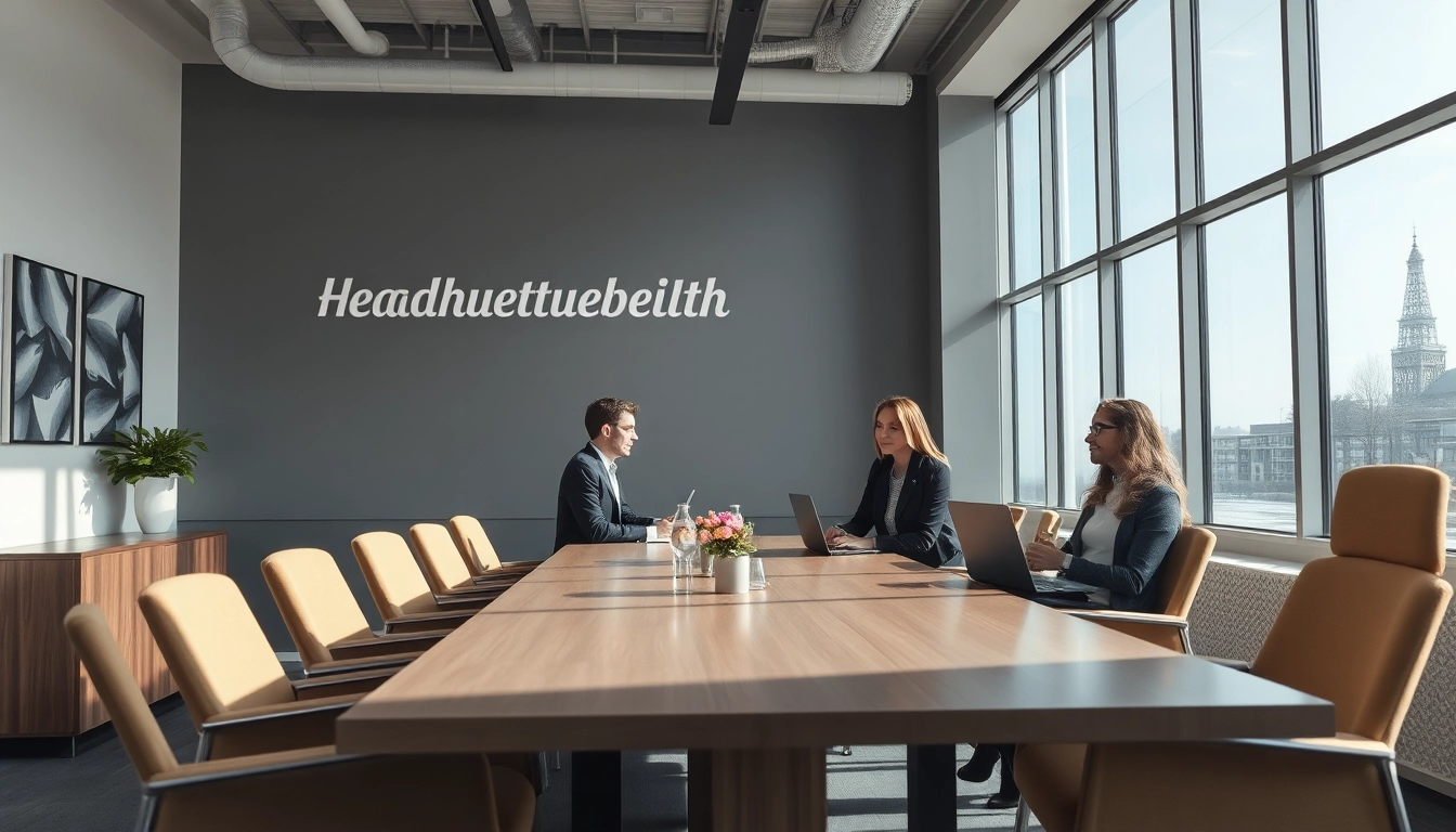 Headhunter Hannover beim persönlichen Austausch in einem modernen Büro