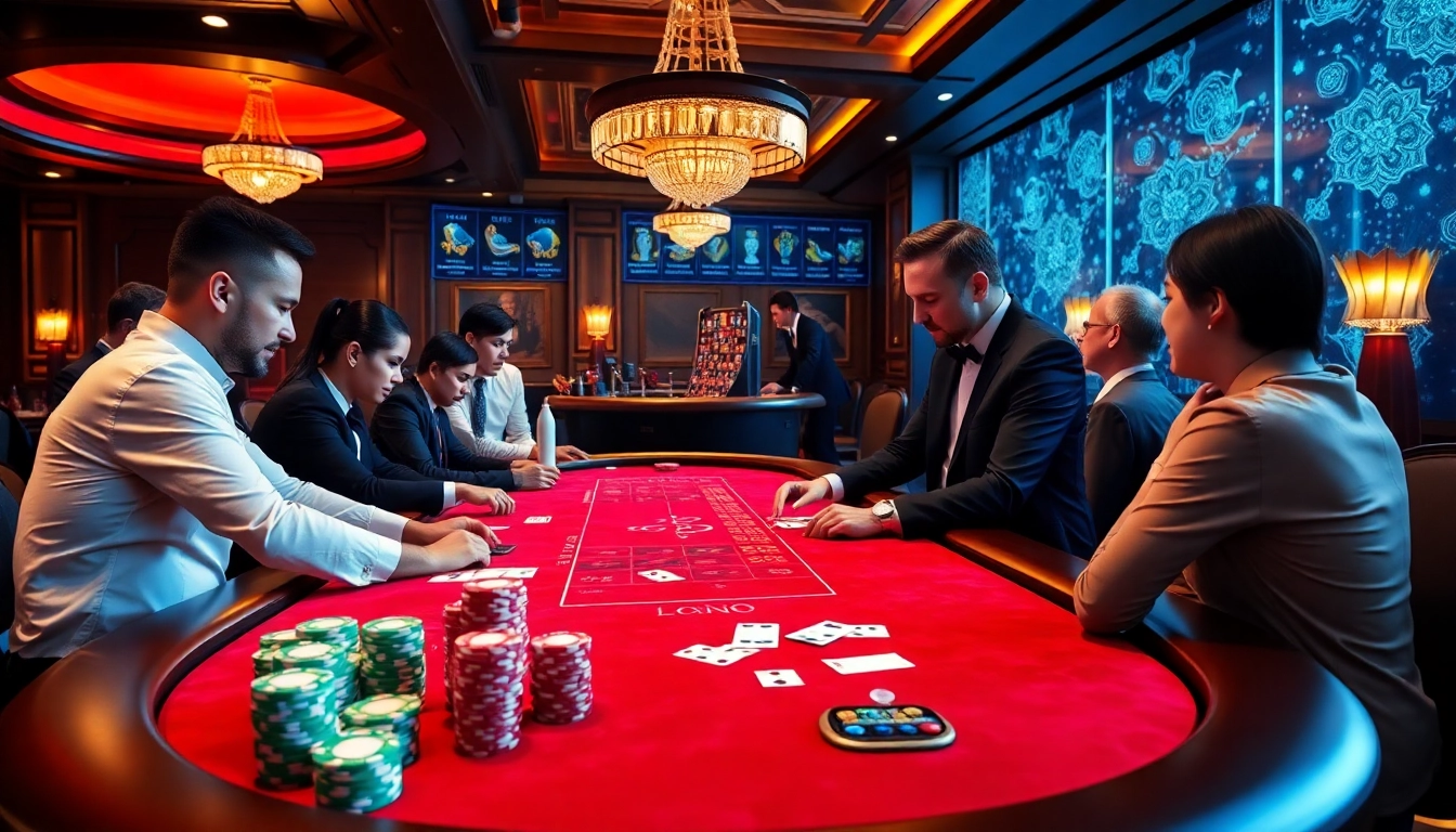 Experience thrilling gaming at F8BET, featuring vibrant poker action and professional dealers.