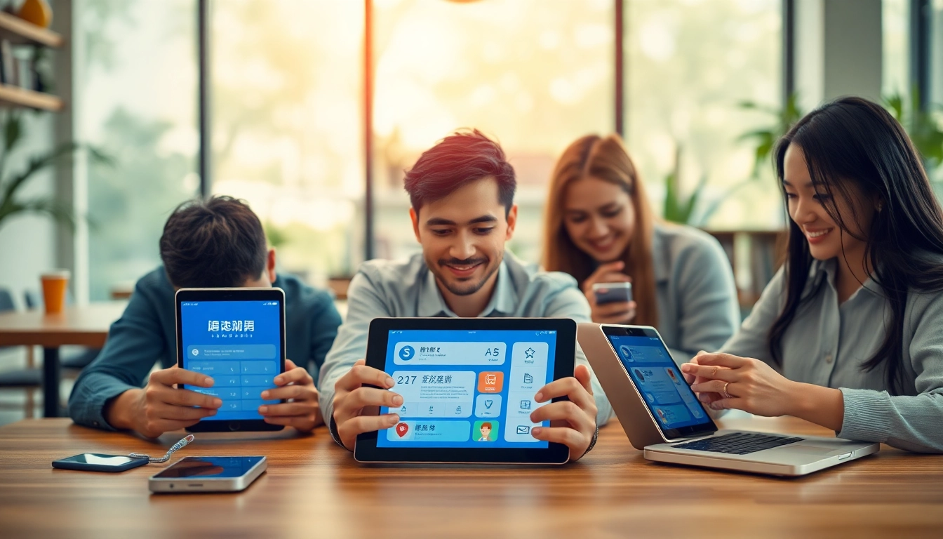 多设备显示的快连官网界面，展现无缝连接与现代、用户友好设计。