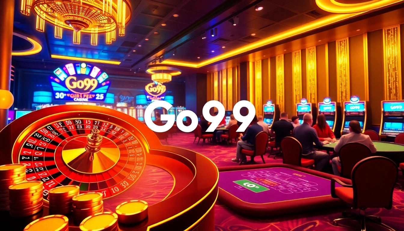 Players enjoying a thrilling gaming experience at Go99 casino.