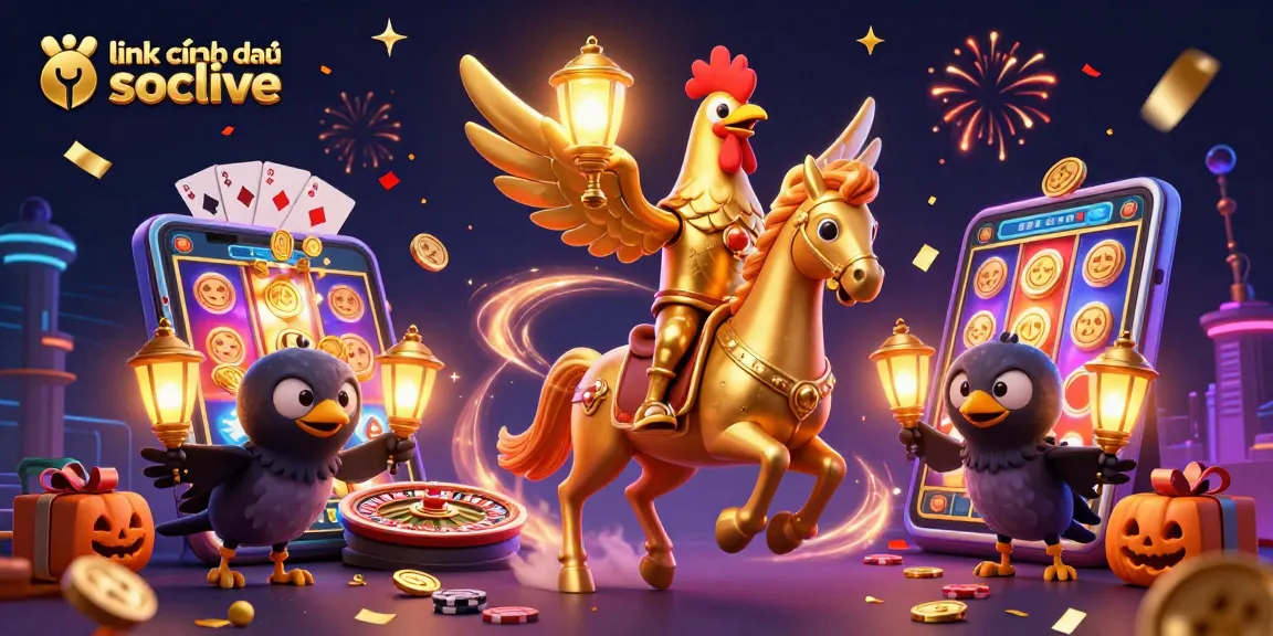 Experience the excitement of betting with the link chính thức socolive featured in a vibrant casino scene.