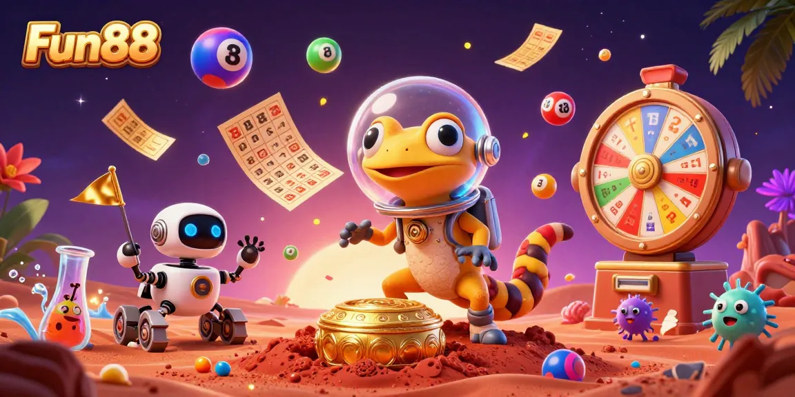 Join Fun88's Martian adventure in a vibrant casino treasure culmination.